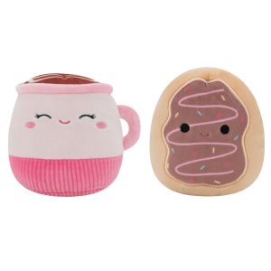 2-Pack Squeaky Plush Dog Toy (Cafe - Emily & Deja)
